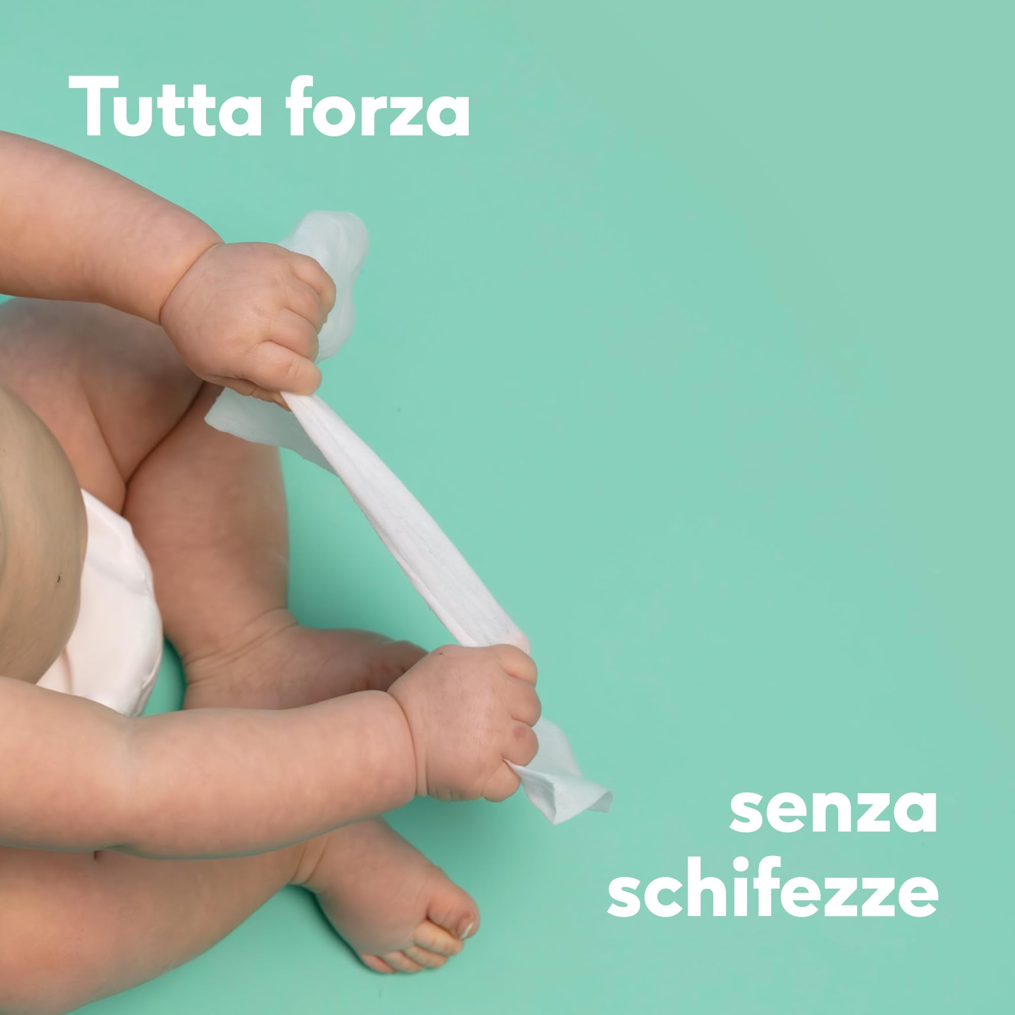Naïf - Salviettine umidificate in lozione senza plastica - 1296 pezzi (24 confezioni x 54 salviette) - Per neonati e bambini - Sedere, corpo, viso - Con aloe vera e bambù - 0% profumo e alcol