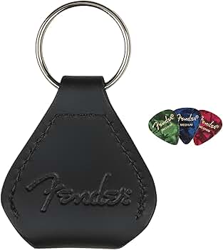 Fender - システム手帳+Key holder Fender Leather Pick Holder Keychain | Sweetwater