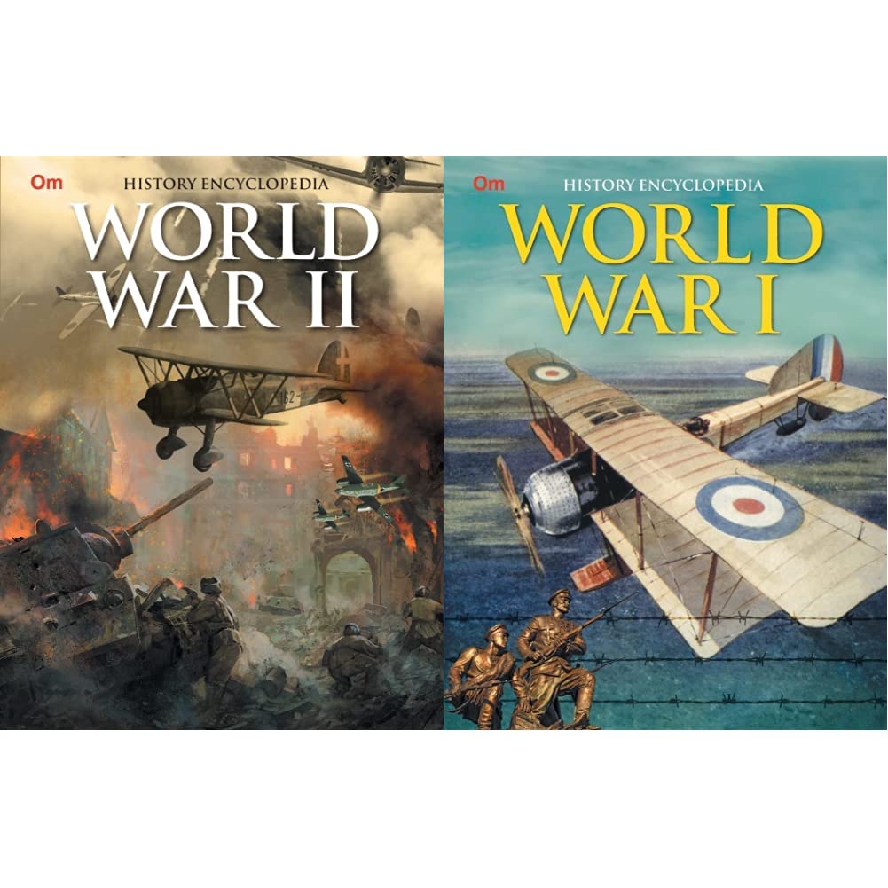 Encyclopedia: World War II (History Encyclopedia) + Encyclopedia: World War I (History Encyclopedia) (Set of 2 Books)
