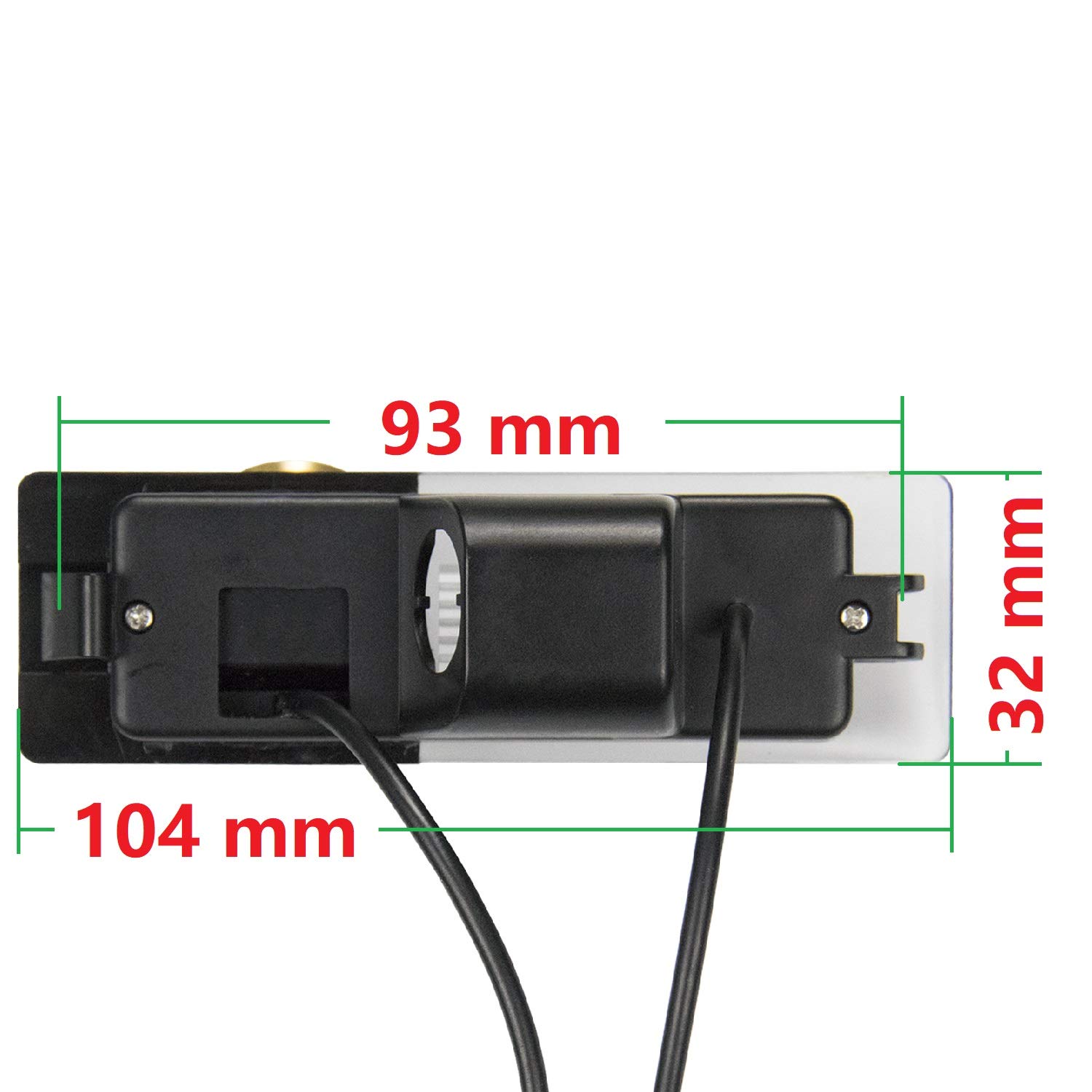HD 1280x720p Dorado Cámara CCD Cámara de Marcha Atrás Impermeable Cámara de Aparcamiento Cámaras de visión Trasera para BMW 1 Series 120i E81 E87 F20 135i 640i Mini Countryman Couper