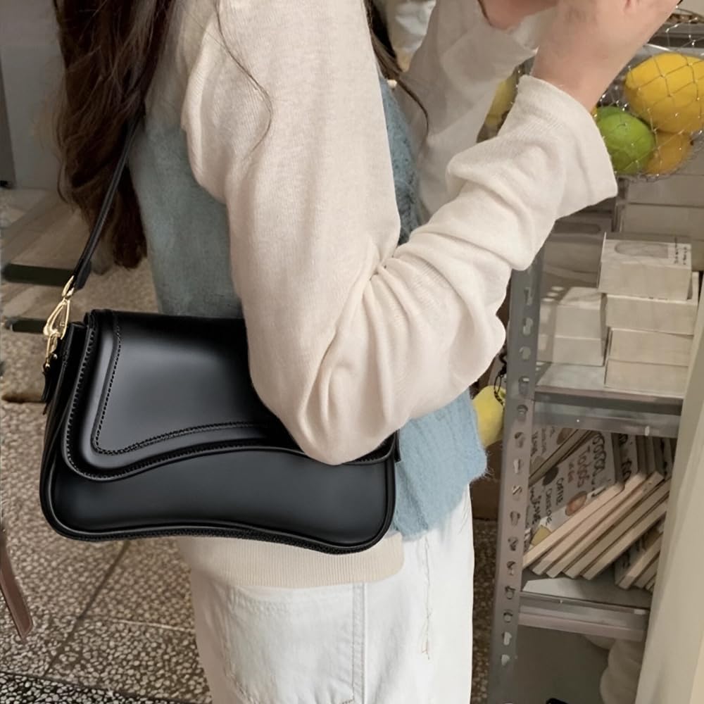 Y2K Purse Shoulder Bag for Women, Top Handle Handbag Small Goth Punk Hobo Clutch Purses Trendy Underarm Bag - Image 3