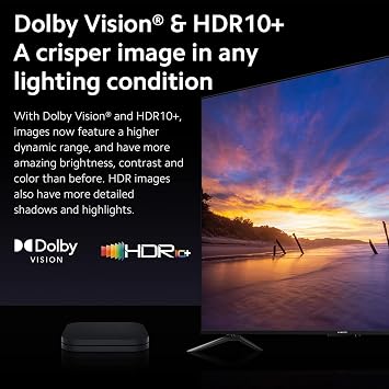 Xiaomi Android Google TV Box S 3rd Gen, 4K UHD TV Box Dolby Vision Atmos & DTS:X, 2GB + 32GB Storage WiFi 6 HDMI 2.1 360 Bluetooth Remote Voice Control for Television Internet Smartphones Streaming