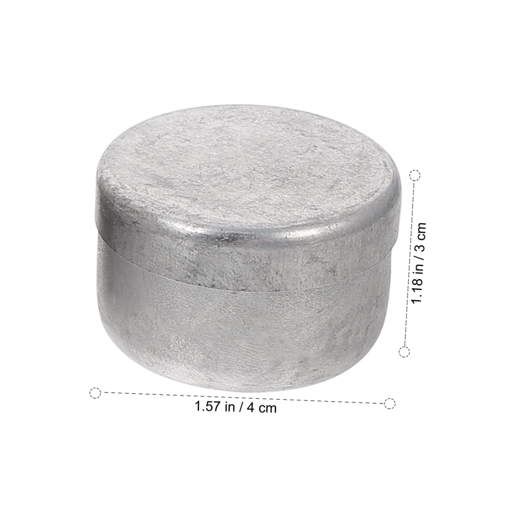 OSOLADY Aluminum Weighing Pan 5pcs Lab Weighing Dish Soil Collection Jar Holder Tool for Research
