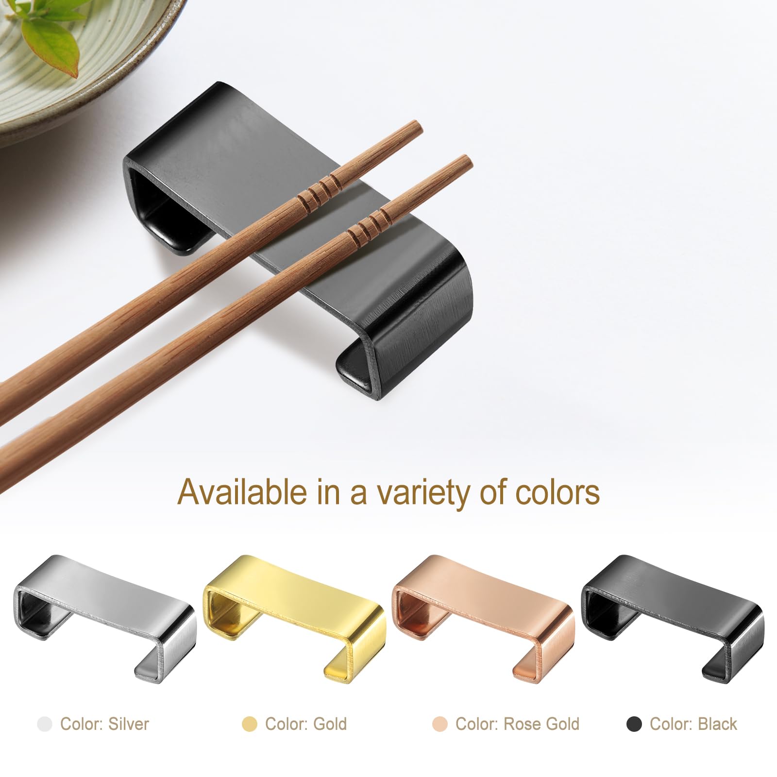 Amazon.com: uxcell 8pcs 304 Stainless Steel Chopstick Rest, Flat