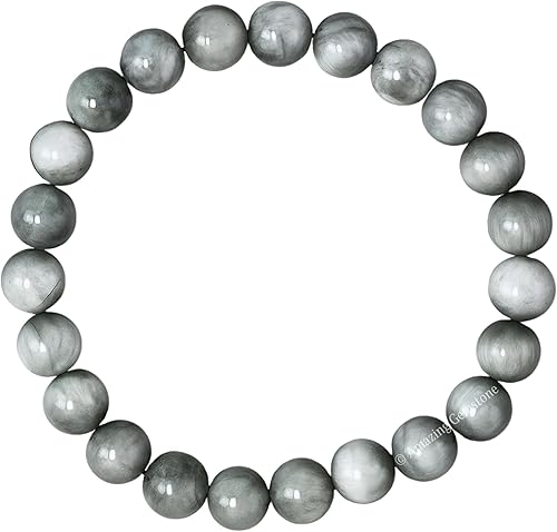 Miniatura 512 de Amazing Gemstone Pulsera de cristal para mujeres y hombres, pulsera de cristal curativo de protección, pulsera elástica con cuentas de piedras