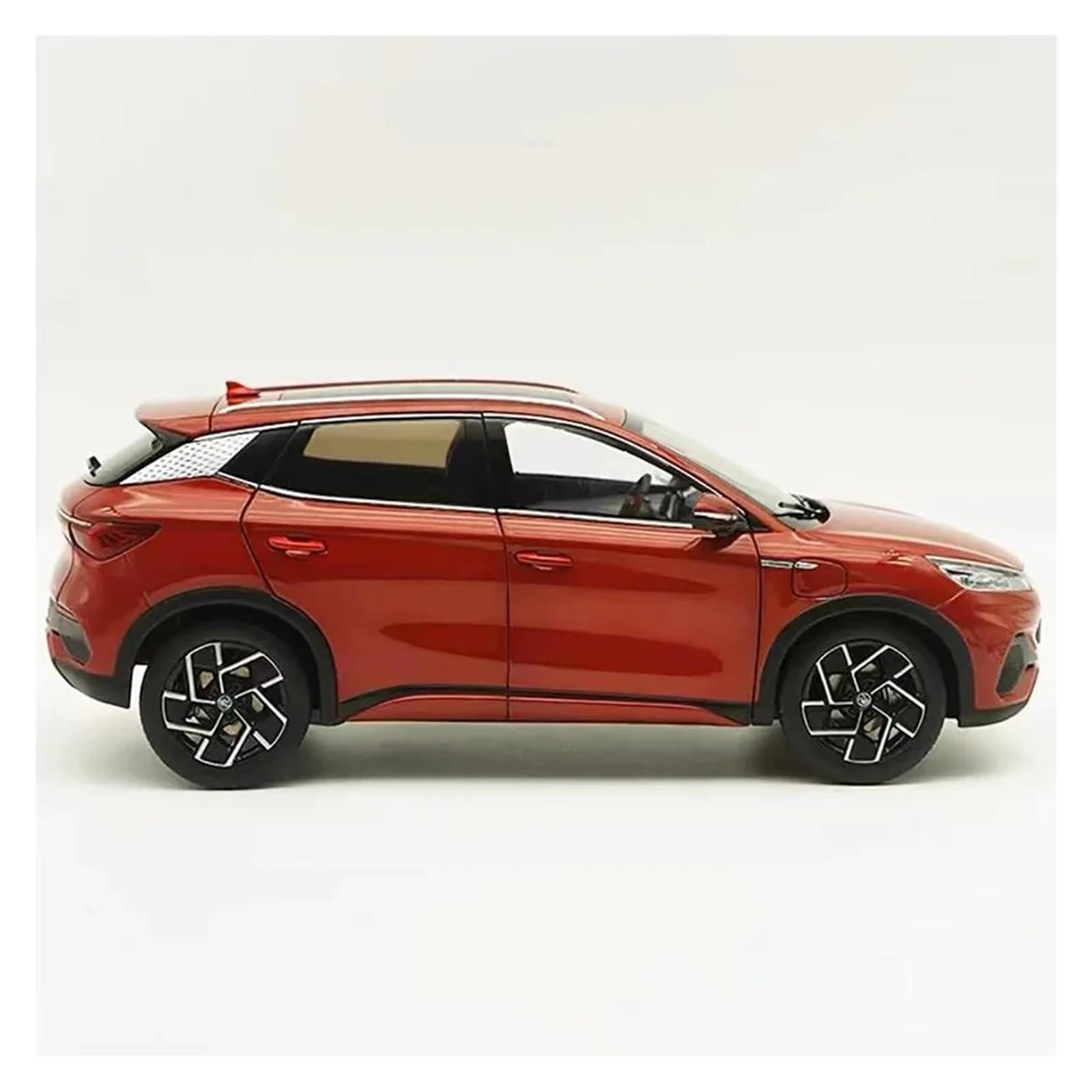 Metallo Scala Replica 1 18 Per BYD Yuan PLUS Fuoristrada Piccolo SUV Modello Auto Lega Pressofusa Serie Arredamento per la Casa Hobby Veicoli Giochi Set