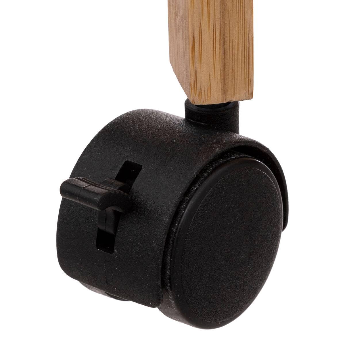 Five - Desserte roulante 3 Niveaux en Bambou H 74 cm