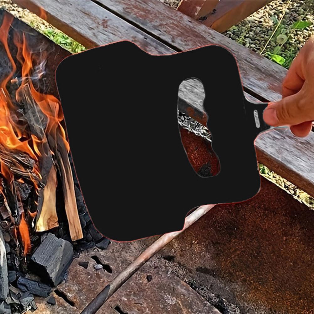 Kiuiom 4PC Ventilador De Barbacoa De Plástico,Ventilador De Barbacoa Al Aire Libre,Manual Barbacoquía Blower,Blower Combustion Herramienta Soporte,Manual La Parrilla Fan,Para Senderismo,Supervivencia