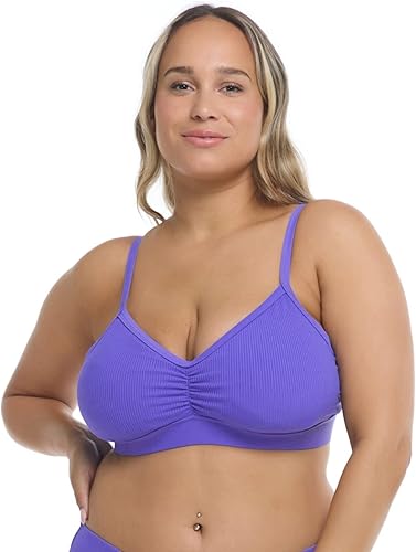 Body Glove Drew Plus Bikini Top Swimsuit with Adjustable Tie Back Detail, Availa