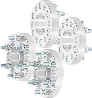 SCITOO 4X 1 inch hubcentric Wheel Spacers 6x4.5 to 6x4.5 (6x114.3mm) 6 Lug 12x1.25 Studs fits for NIS-san Frontier for Ni-ssan Pathfinder for NIS-san Xterra 2005-2014