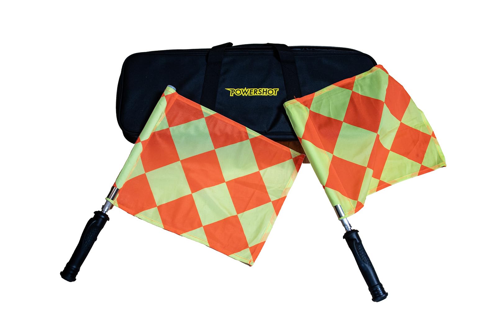 Netsportique Lot de 2 Drapeaux électroniquede Touch - Fanions d’Arbitre Football - Parfait pour Les matchs de Foot Officiels et Les Tournois !