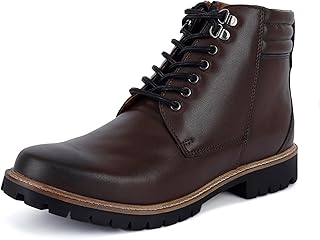 louis stitch Casual Boot For Men| Handcrafted | High Ankle Lace-up Boot | Dual Tone Patina Finish (RGBT-WBC)-picture-20