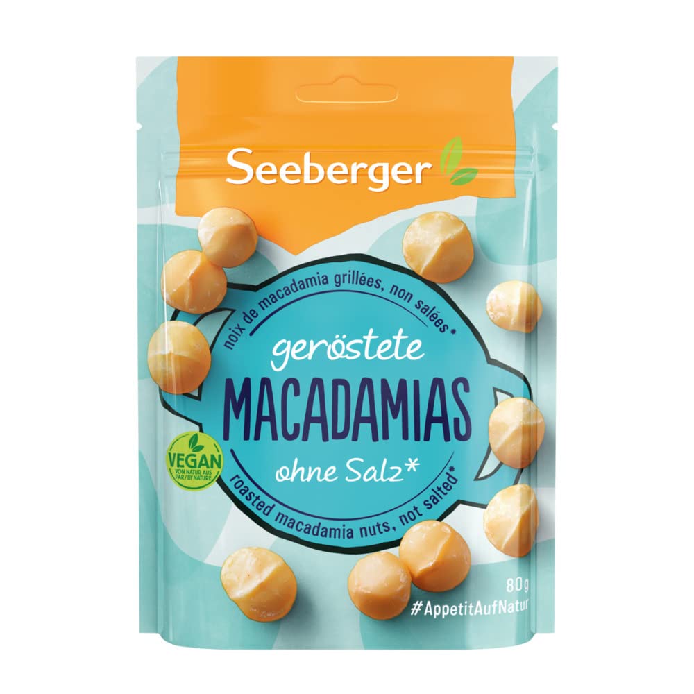 Seeberger Geröstete Macadamias, 80 g