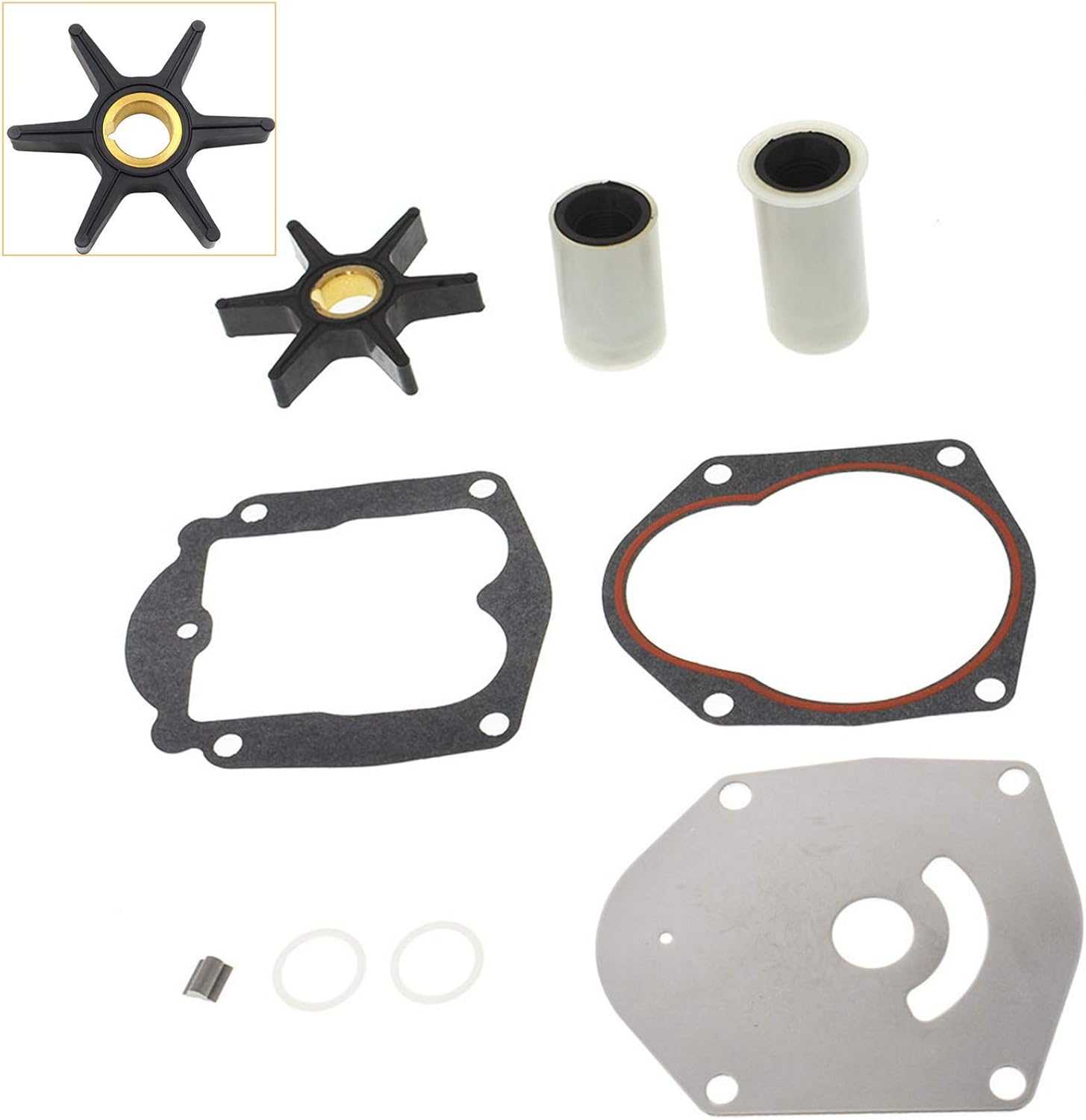 Buy Labwork Water Pump Impeller Kit Replacement For Mercury Outboard 30hp 40hp 45hp 50hp Engine 821354a2 Online In Indonesia B08p5nqfq7