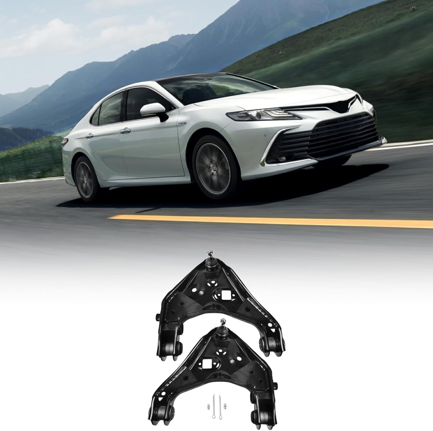 Front Lower Control Arm Fit for Ford Explorer 1995-2005 Ranger 1998-2011 Mazda B2500 2WD 1999/2001 B3000 1998-2007 B4000 1998-2009 Mercury Mountaineer 1997-2001 - 2 Set Suspension Kit