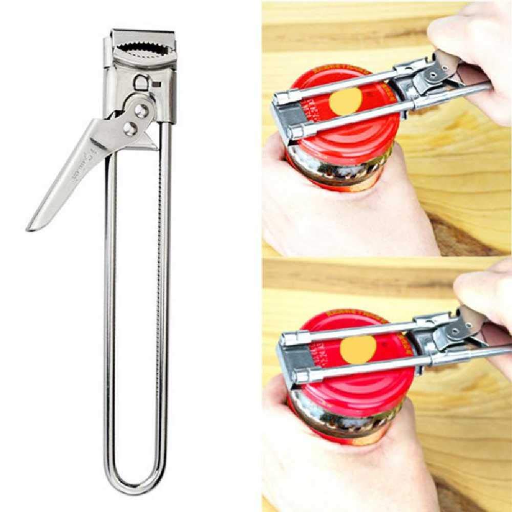 Buy Can Opener, CASIZ Food Grade Stainless Steel 3IN1 Safety Kitchen