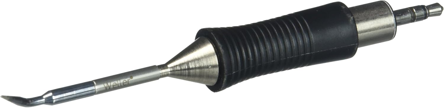 Weller T0054463399N Rt 13Ms Tip Pointed 30Deg Bent.4Mm, Black