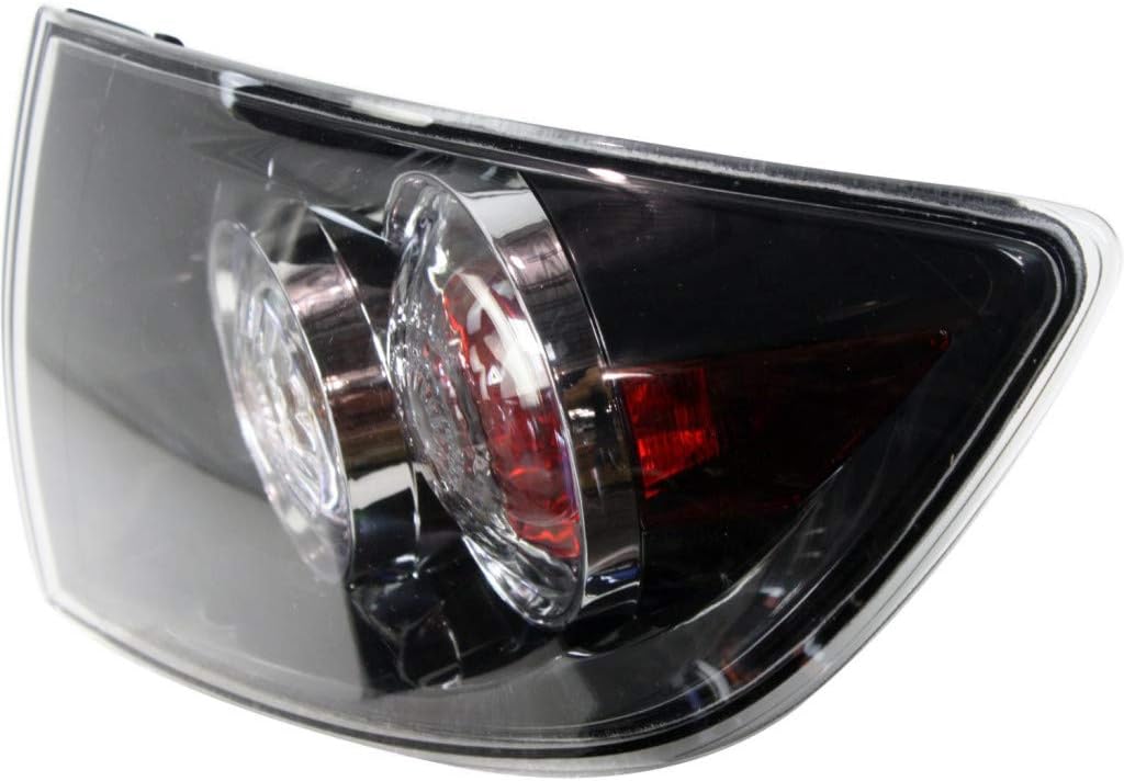 For 2007-2009 Mazda 3 Pair Rear Tail Lights Driver and Passenger Side Sedan; Std Type; outer MA2800136 MA2801136 | BR5H-51-160C BR5H-51-150C
