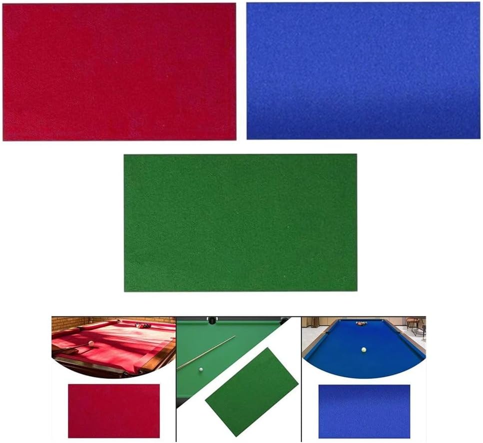 Billiard Cloth Pool Table Felt, Felt Replacement Kit Snooker Sports Game Table Cloth for Home Clubs Bars Indoor Games