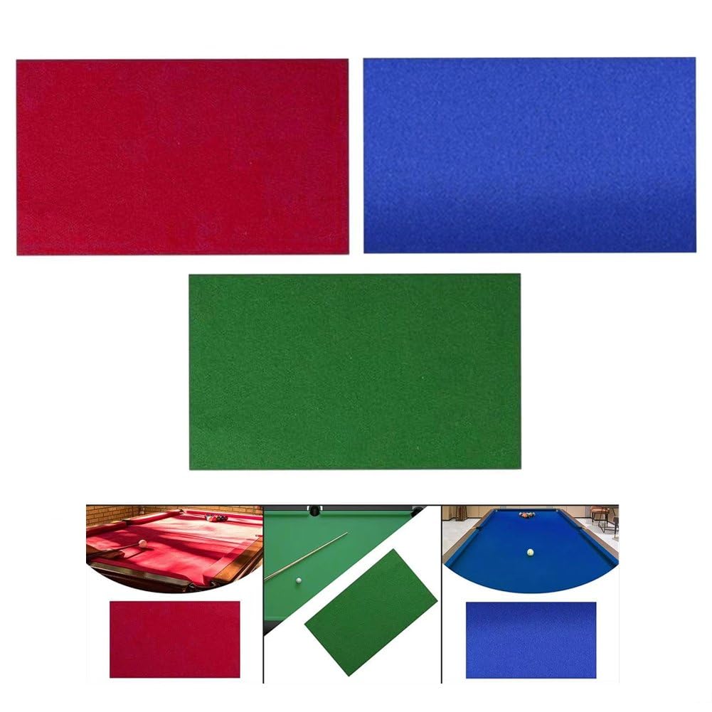 Tapis De Billard en Tissu, Kit De Remplacement Professionnel pour Table De Snooker, Jeu De Sport D'intérieur À Domicile, Clubs, Bars Jeux Sportifs.