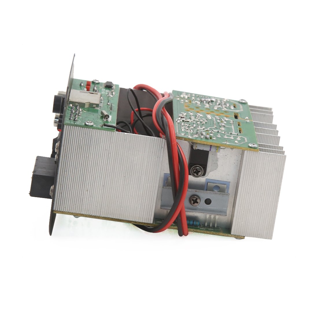 Ruilogod DC 12V Métal Module d'amplificateur d'amplificateur de puissance stéréo audio pour voiture automobile
