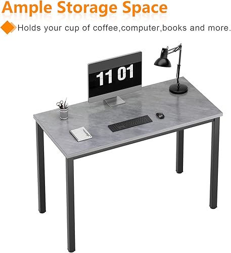 Miniatura 90 de Need Escritorio pequeño de 31.5 pulgadas resistente para espacios pequeños, escritorio de computadora para adolescentes, mesa de estudio, escritorio