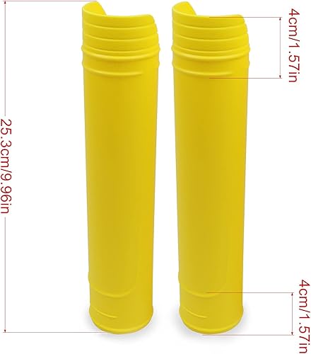 Miniatura 8 de Worldmotop - Juego de 2 fundas protectoras para horquilla delantera de motocross, protector de amortiguador de motocicleta para Yamaha, Honda, BMW,