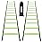 GHB Pro Agility Ladder 2 Pack Agility Training Ladder Speed 12 Rung 20ft with Carrying Bag (Green)