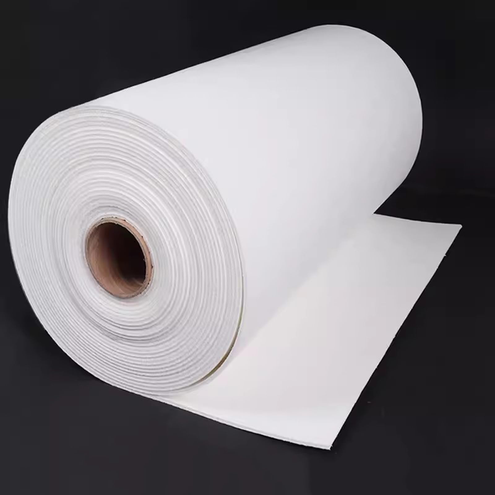 Rolka Izolacji Z Włókna Ceramicznego, Papier Z Włókna Ceramicznego, Odporność Na Temperaturę Do 2300°F – Bezazbestowa, Do Pieców Opalanych Drewnem, Kuźni(8MM)