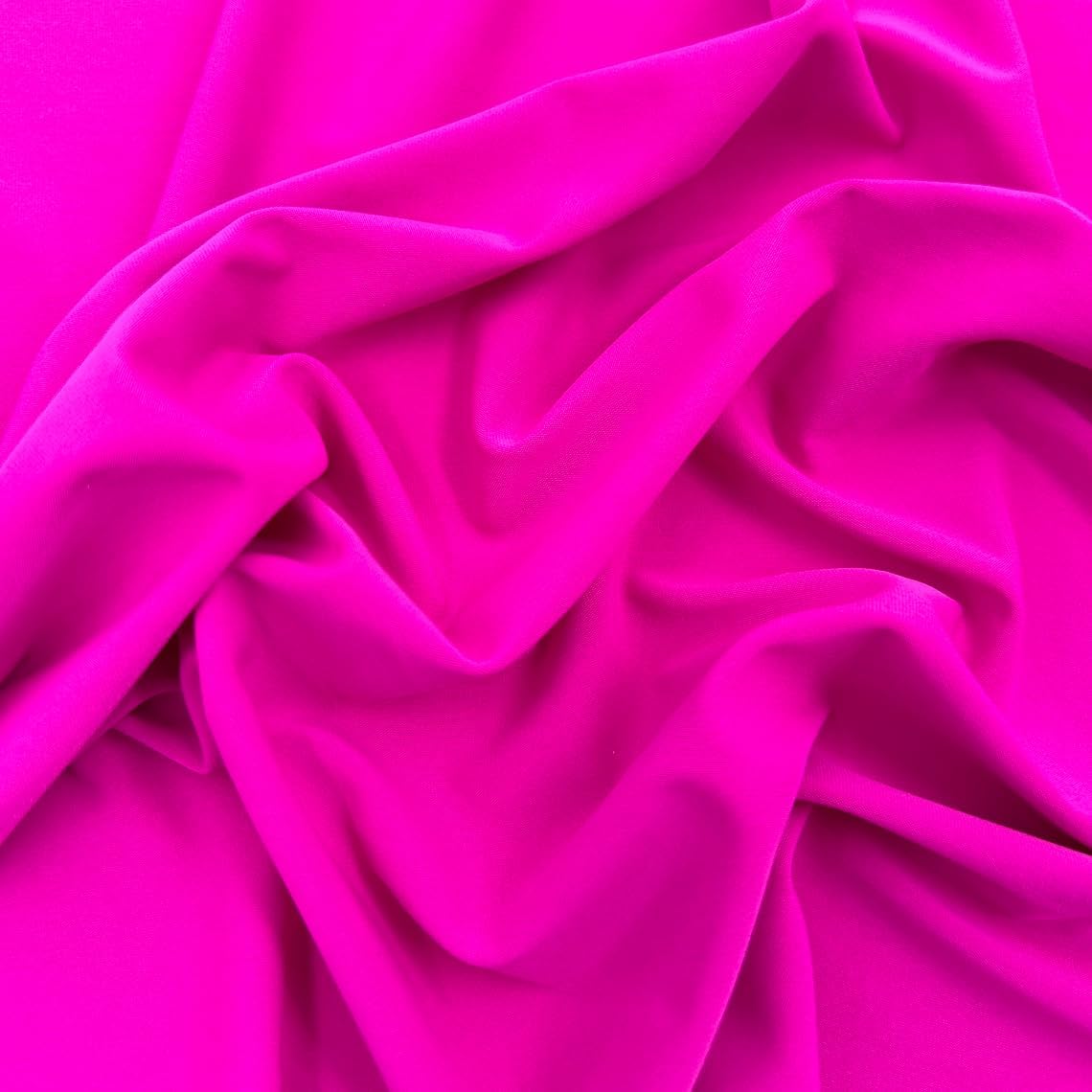 62" Wide Stretch Nylon Spandex Dull Yoga Fabric by The Yard - 185GSM, Medium Weight, Breathable, 4-Way Stretch - Ideal for Active and Sportswear, Yoga & Crafts