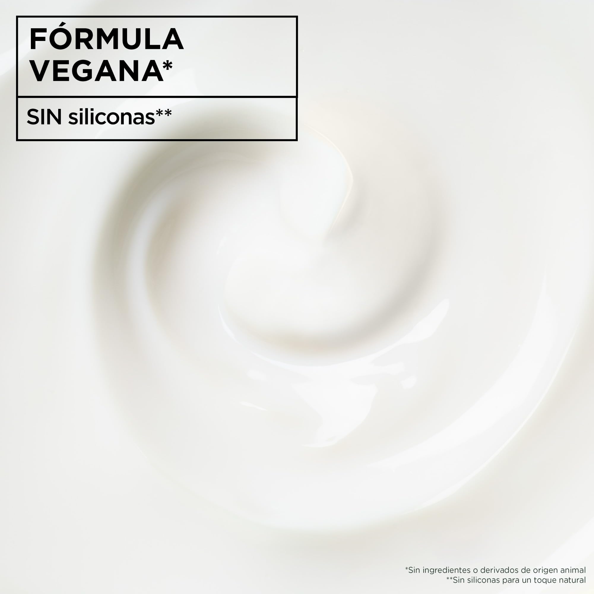 This version better: Garnier Fructis Método Rizos Crema Sin Aclarado, Todo Tipo de Rizos, 100H Anti-Frizz, Con Ácido Hialurónico y Manteca de Karité, Sin Sulfatos Ni Siliconas, Fórmula Vegana, 260 m