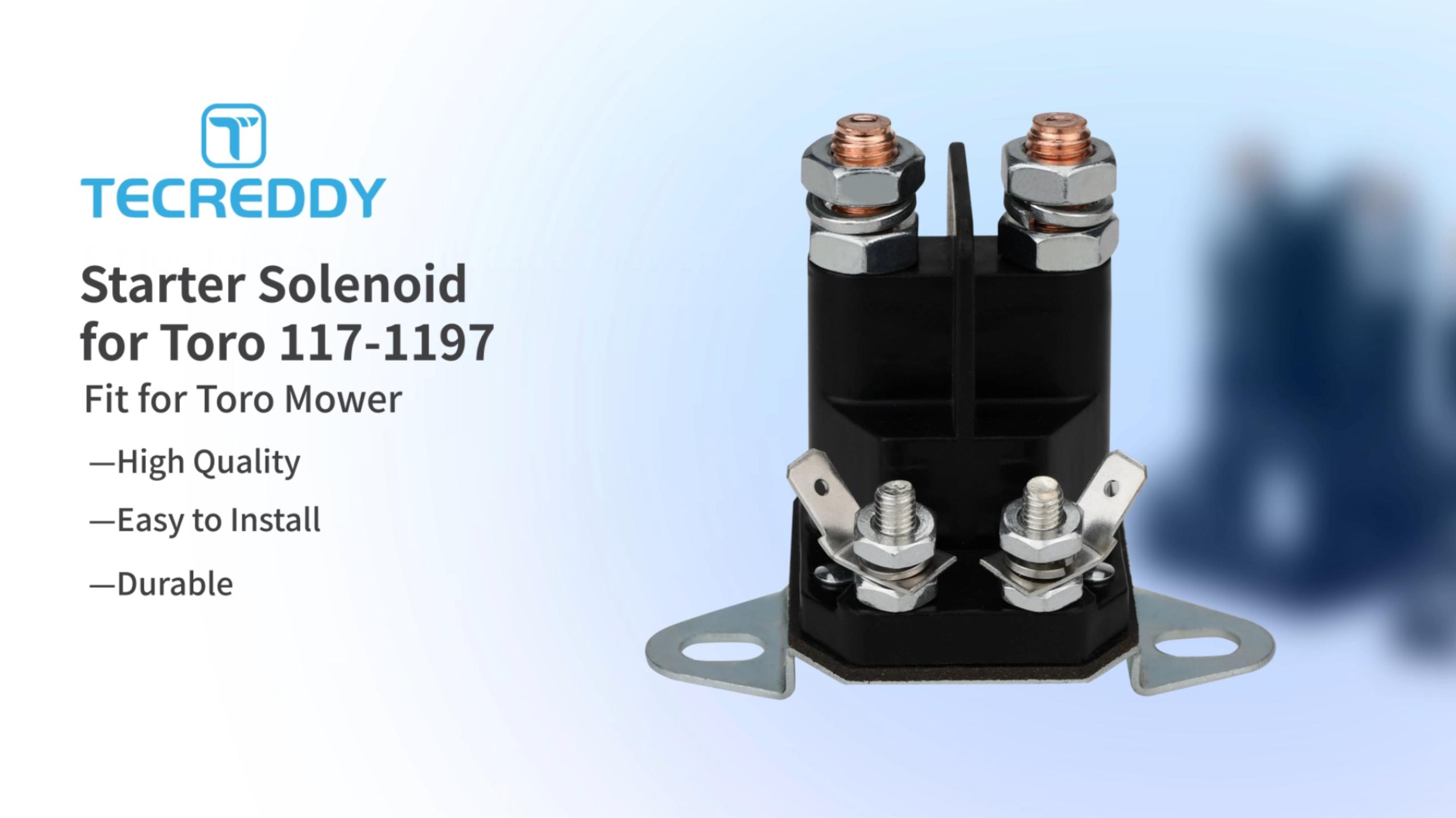 Amazon.com : Tecreddy 117-1197 Starter Solenoid 12V for Toro