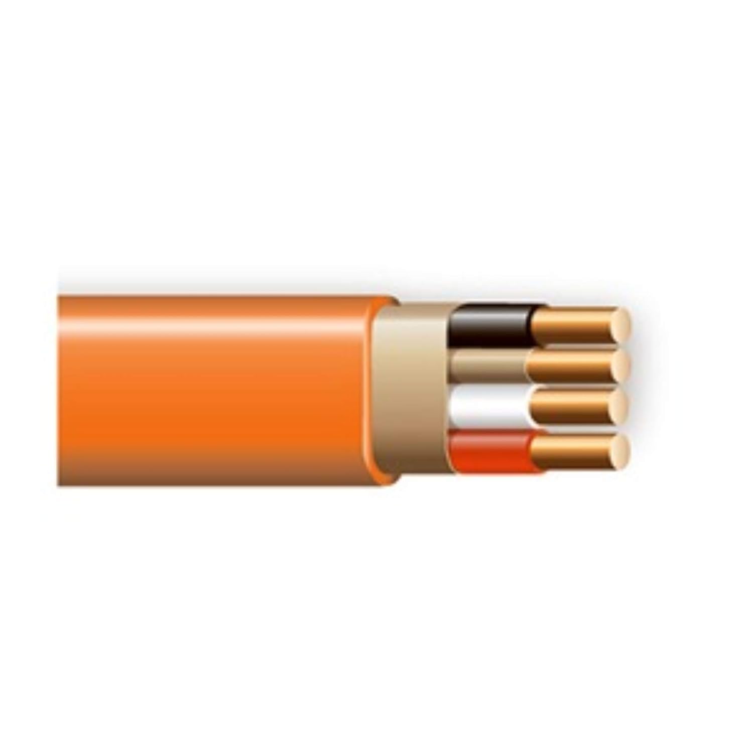 10/3 NM-B, Non-Mettalic, Sheathed Cable, Residential Indoor Wire, Used for Wiring Swiches, Outlets and Other Loads with Dry Applications (1000ft)