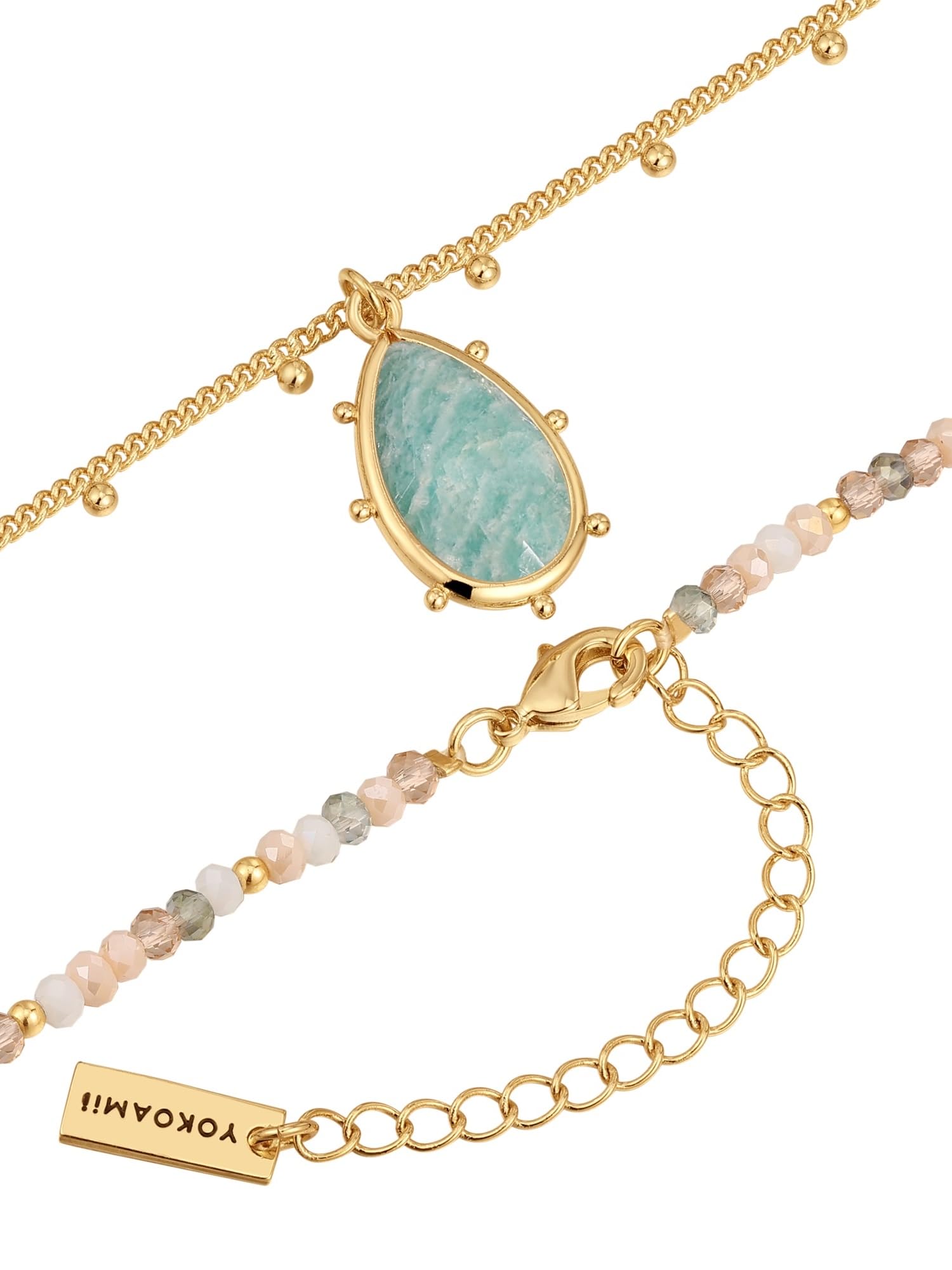 Damen Kette Messing gelbgold