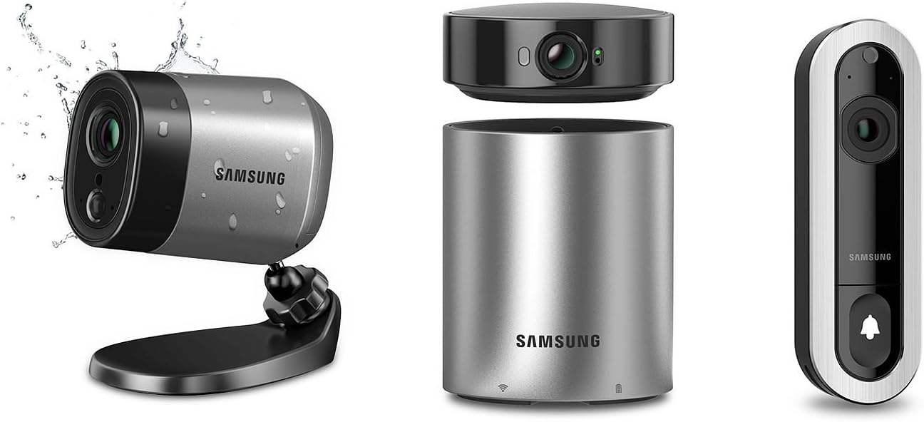 Samsung SmartCam A1 Home Security System & D1 Video Doorbell Camera