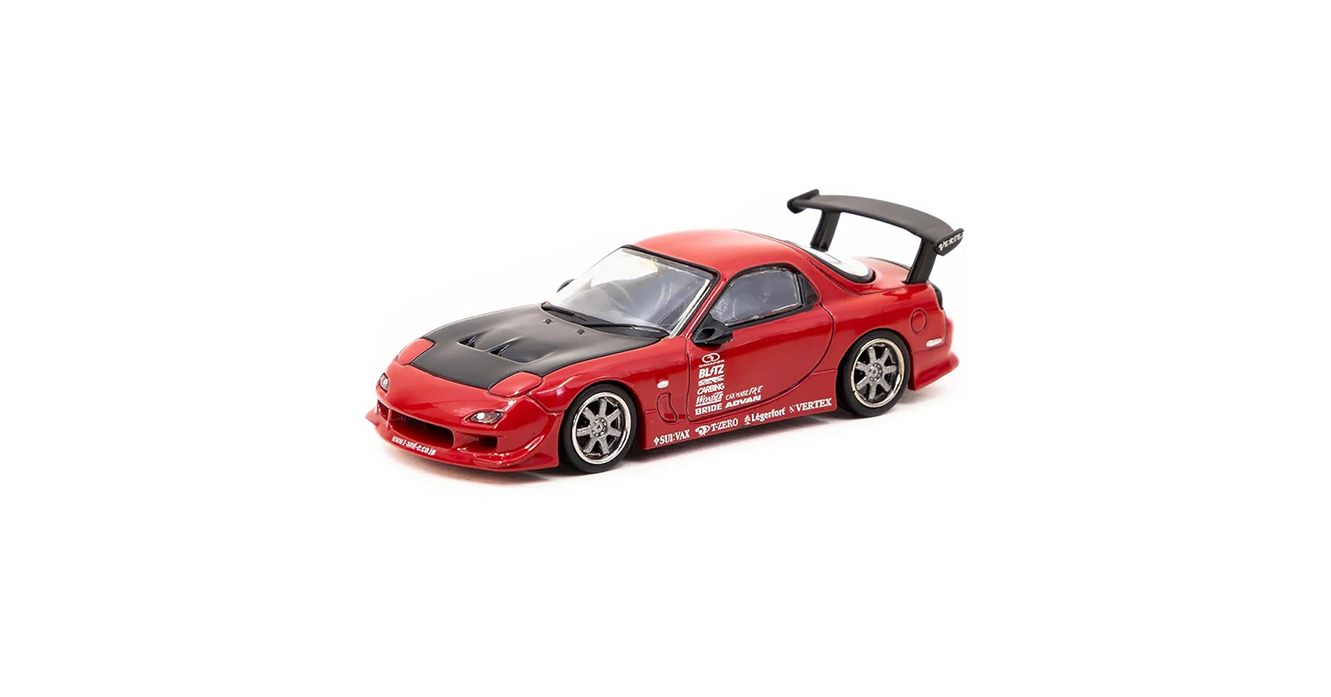 ミニカー 1/64 Jada Toys RX-7 FD3S Jada Toys Mazda RX-7 Import Racer Street Race Tuner Rare Red