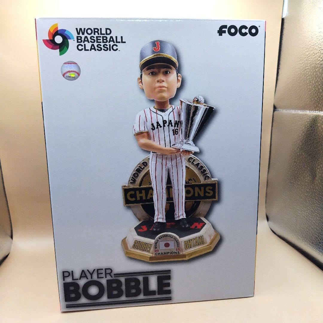 【大谷翔平】2023年WBC 優勝記念 ボブルヘッド 323個限定 新品 大谷翔平 2023年WBC 優勝記念 ボブルヘッド 新品 世界323個限定