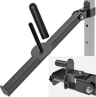 SELEWARE Belt Squat Lever Arm Attachment for 2" x 2" and 3" x 3" Power Cage, Squat Rack Landmine Attachment, Compatible with 1'' and 2'' Weight Plates, Supports Vertical and Sideways Movements
