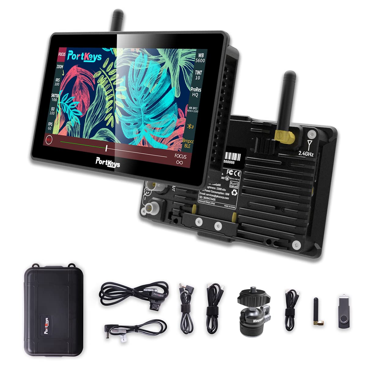 Portkeys BMSiii WR モニター Portkeys BM5 III WR 5.5-inch WCG on-camera monitor with
