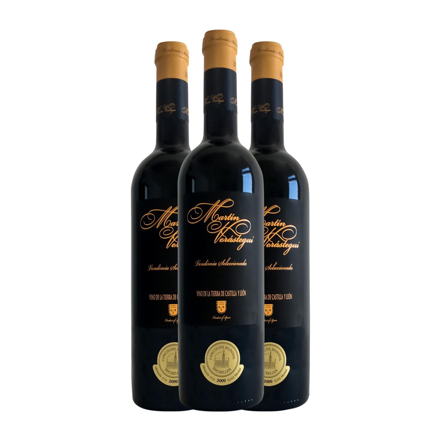 Thesaurus Martín Verástegui 18 Meses Vendimia Seleccionada Vino de la Tierra de Castilla y León Reserva 2006 75 cl Vino tinto (Caja de 3 Botellas de 75 cl)