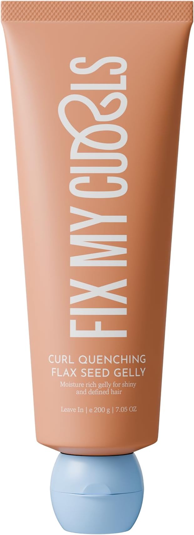 Curl Quenching Flaxseed Gelly | With Aloe Vera, Chia, & Flax Seeds | For Curly, Wavy & Frizzy Hair | Silicone Free Curl Definition with Strong Hold Curl Defining Gel | Vegan | 200gm