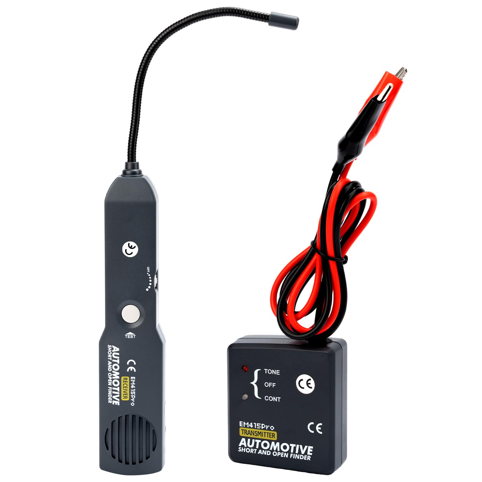 EM415Pro Automotive Wire Tracer Circuit Breaker Finder, 6-42V Short Circuit Finder Electrical Tester, Cable Tracker & Voltage Detector with 7 Inch Flexible Probe for Car and Low Voltage DC Diagnostics — Amazon image 5