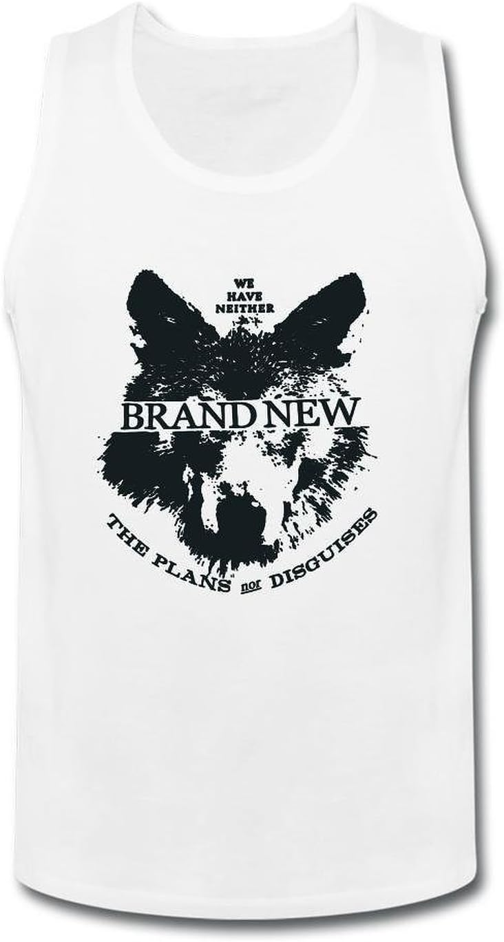 Brand New Band Logo Wolf Sleeveless Tank Top