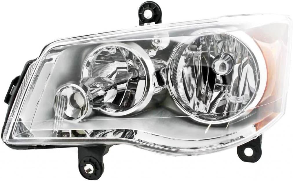 KarParts360 For Chrysler Town & Country 2008-2016 Headlight Assembly Passenger Side | Replacement For CH2503192 | 5113336AI