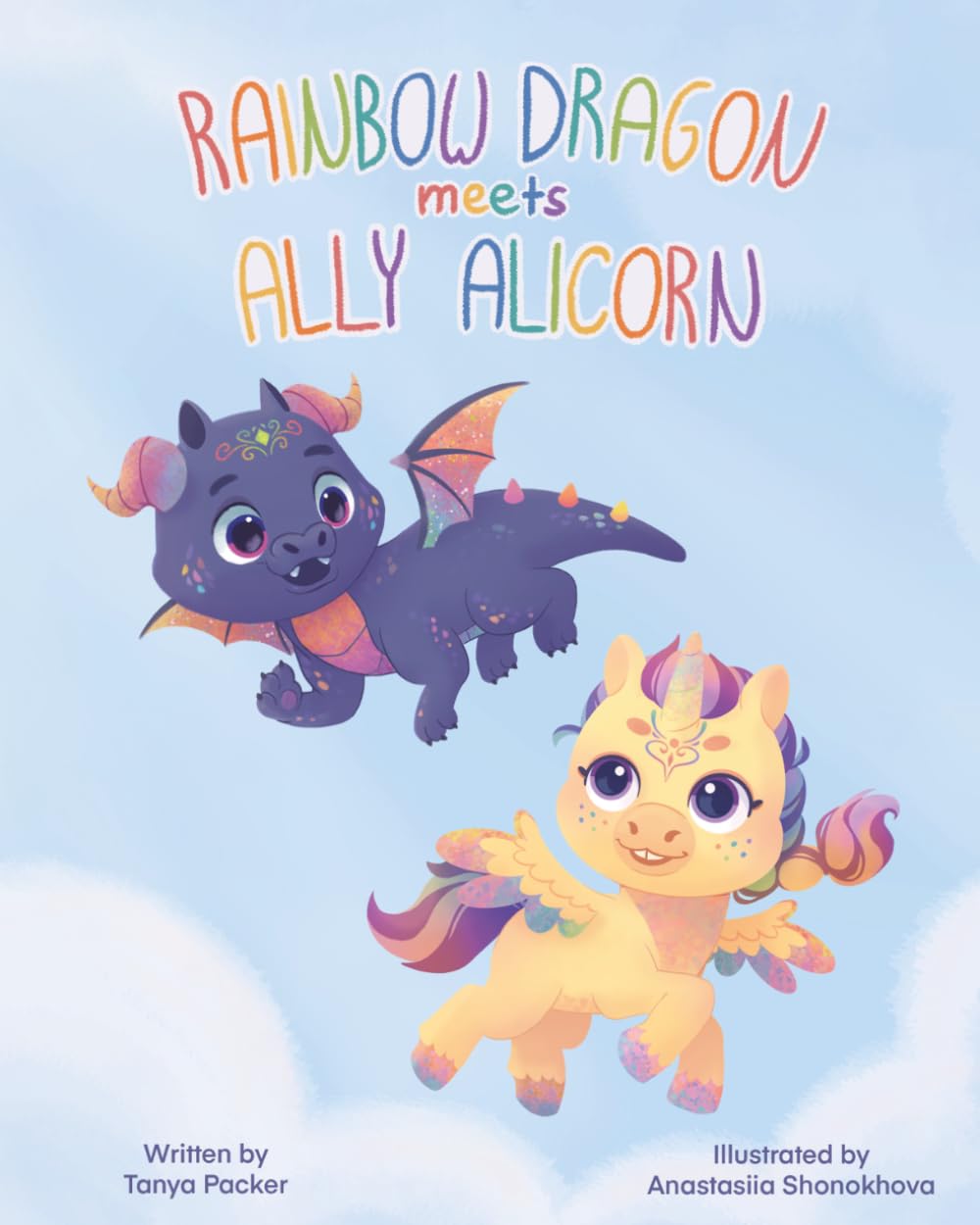 Rainbow Dragon meets Ally Alicorn (Rainbow Dragon and friends)