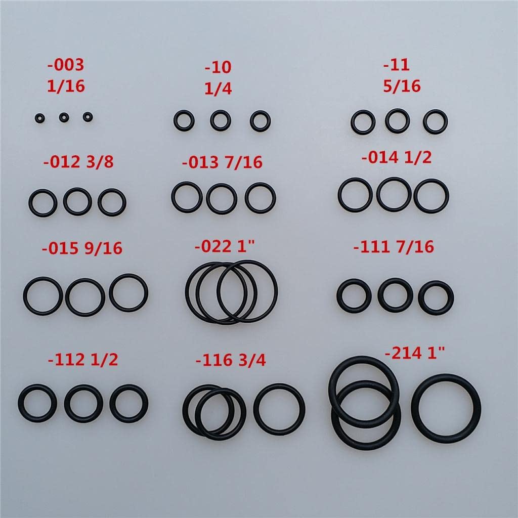 SM SunniMix Tauchen O-Ringe Set Dichtringe Dichtungsringe, 240er Pack
