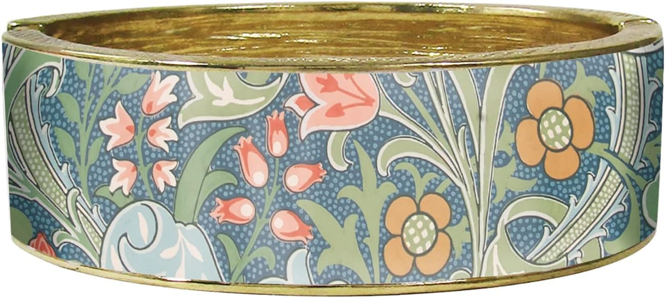 RainCaper Fine Art Hinged Cuff Bangle Bracelet for Women | One size fits most, Durable Glossy Finish