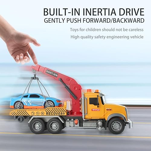 Miniatura 4 de Camión volquete de juguete  Juguete movible para levantar la espalda y sonido realista y juguetes de luz para niños y niñas de 3, 4, 5, 6, 7, 8 años