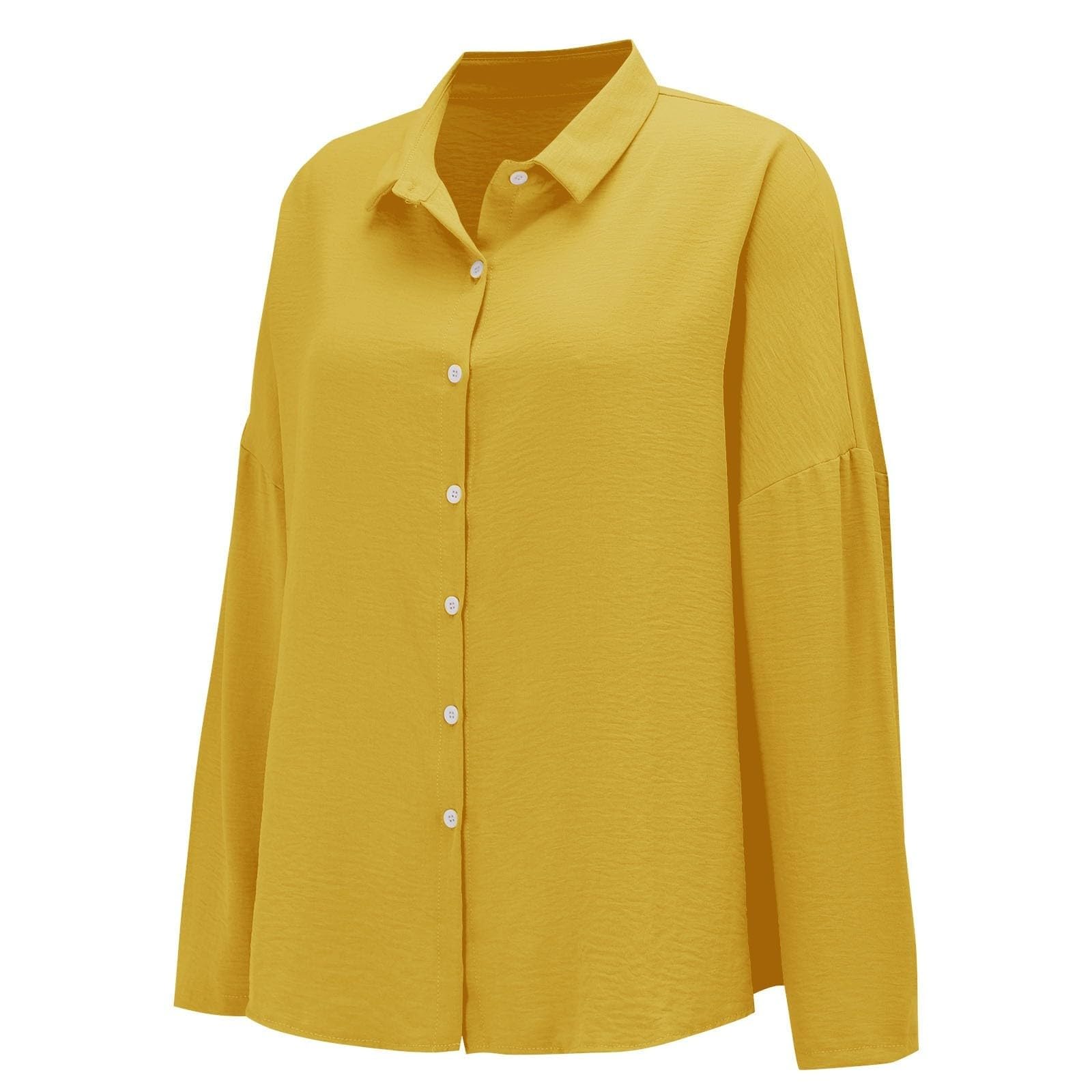 Camicie da donna in garza a maniche lunghe estive alla moda classica Vcation button down lino fidanzato 2026 tuniche risvolto vestibilità ampia camicetta in cotone lino da donna con colletto leggero