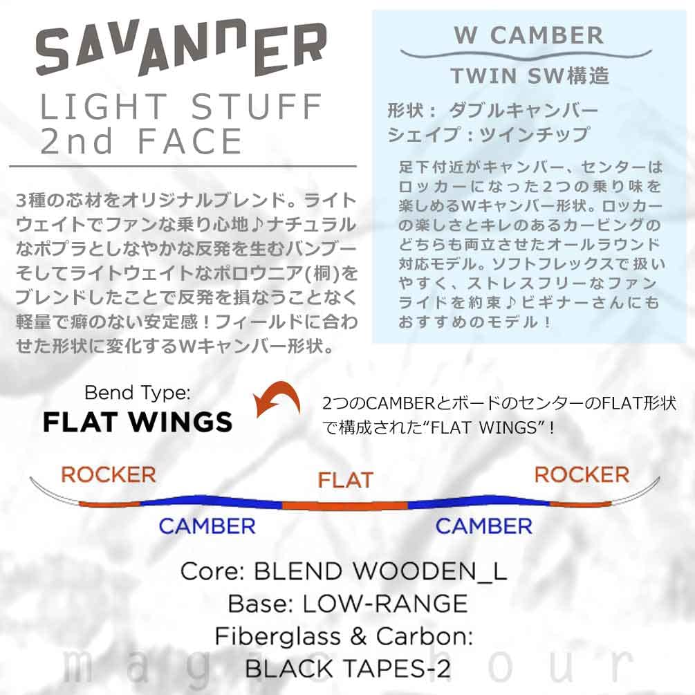 Amazon | スノーボード 板 メンズ 2点 セット SAVANDER サバンダー